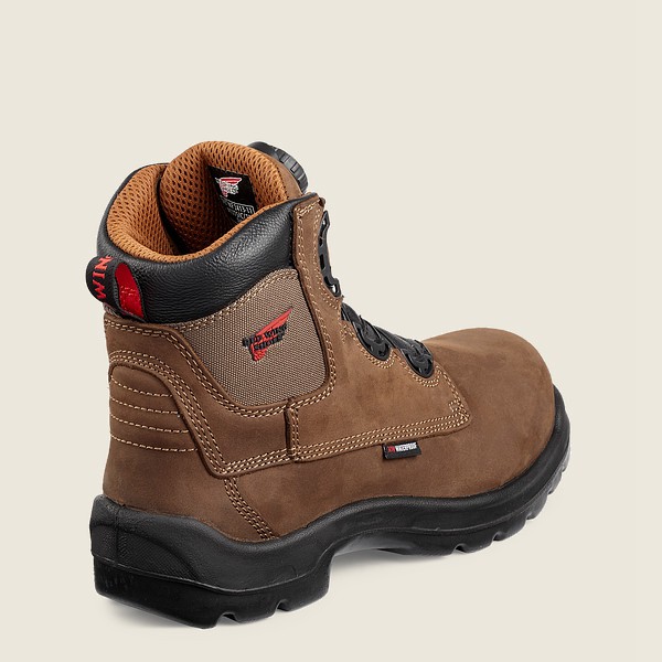 Red Wing Safety Boots Flexbond - 6-Inch Boa® Waterproof Toe - Brune - Herre 4265-OWYXF